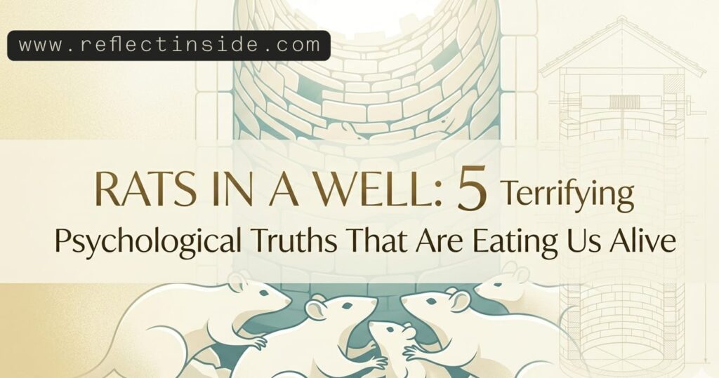 Rats trapped in a well as a metaphor for psychological truths about fear, conflict, and social division.
