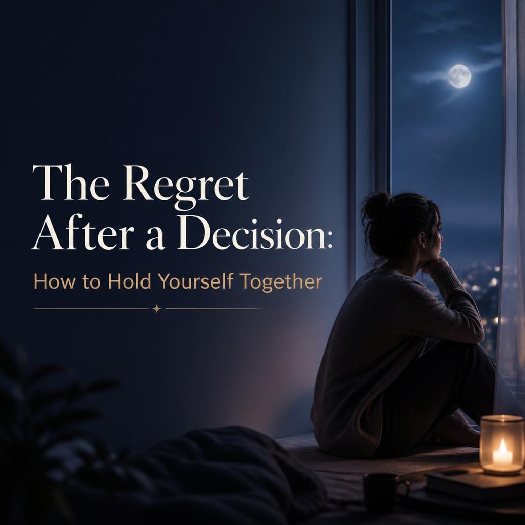 The Regret After a Decision: How to Hold Yourself Together