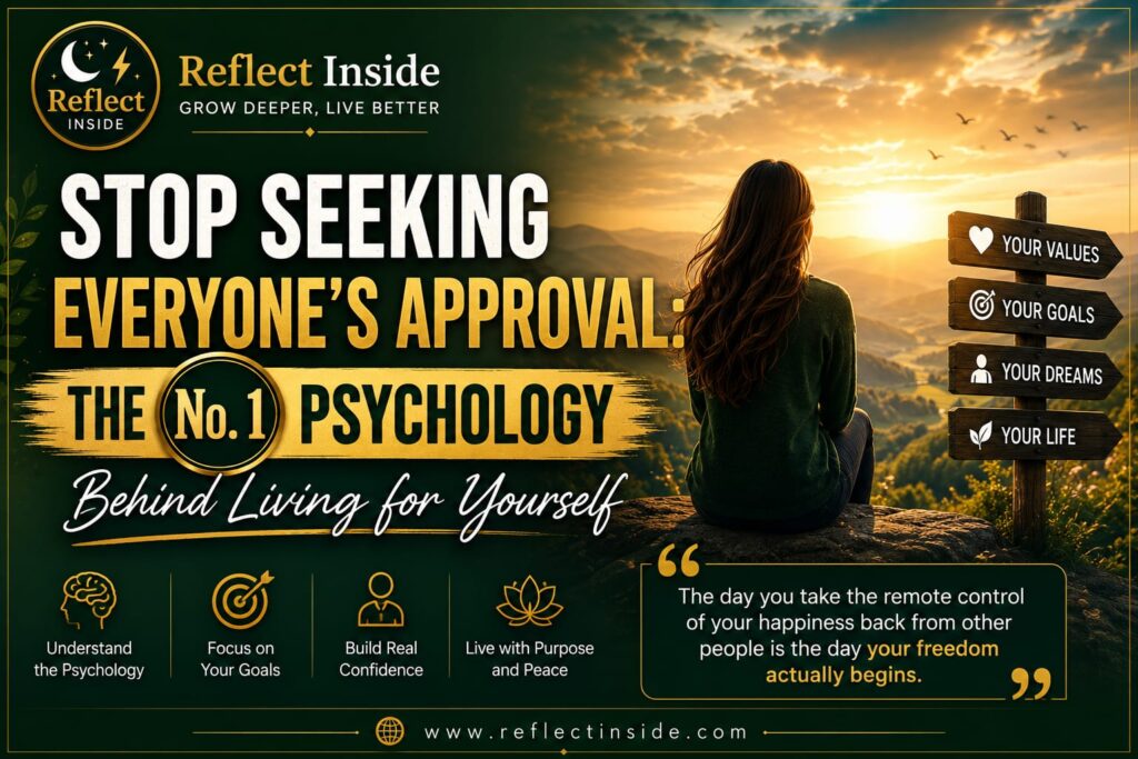 Stop Seeking Everyone's Approval – The No. 1 Psychology Behind Living for Yourself | Reflect Inside