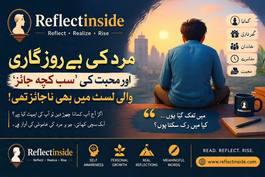 مرد کی بے روزگاری: وہ تلخ سچ جو کوئی نہیں بتاتا